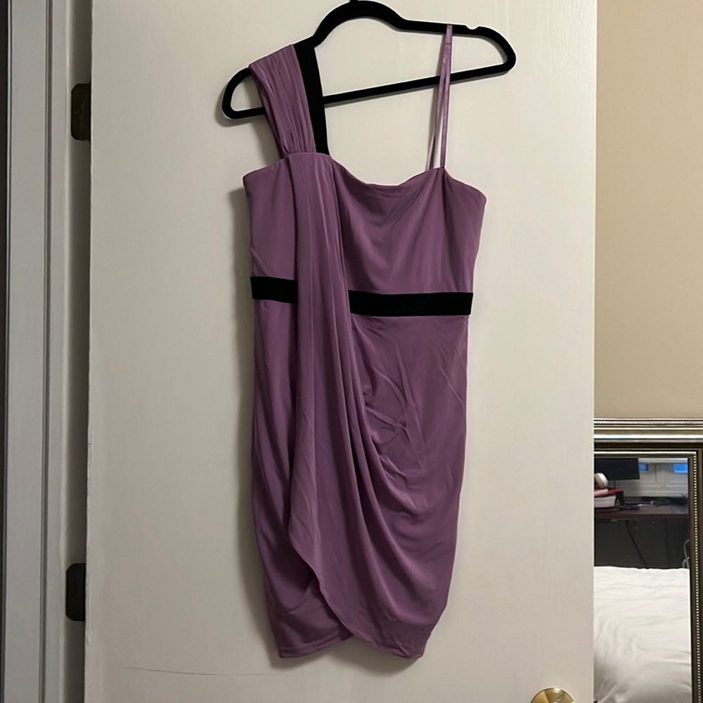 2011 Purple BCBG cocktail dress
